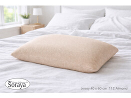 Jersey kussensloop 40 x 60 Almond 112