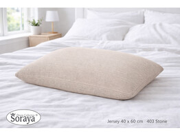 Jersey kussensloop 40 x 60 Stone 403