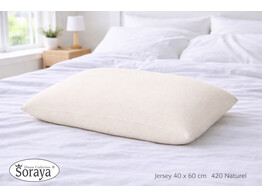 Jersey kussensloop 40 x 60 Naturel 420