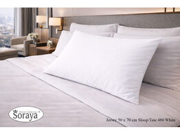 Jersey kussensloop 50 x 70 White 480
