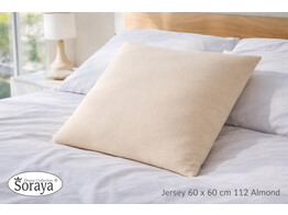 Jersey kussensloop 60 x 60 Almond 112