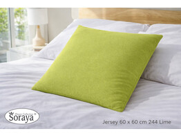 Jersey kussensloop 60 x 60 Lime 244