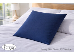 Jersey kussensloop 60 x 60 Marine 257