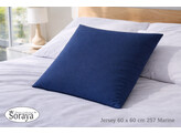 Taie d oreiller Jersey 60x60 257 Marine
