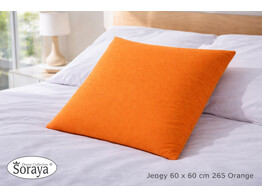 Jersey kussensloop 60 x 60 Orange 263
