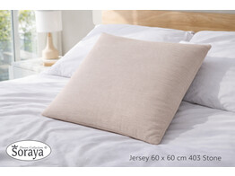 Jersey kussensloop 60 x 60 Stone 403