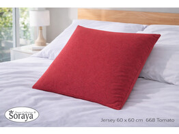 Jersey Pillowcase 60x60 668 Tomato