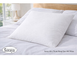 Jersey kussensloop 60 x 70 White 480