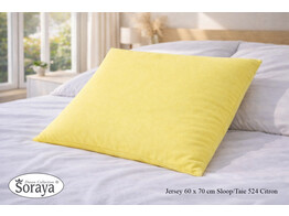 Jersey kussensloop 60 x 70 Citron 524