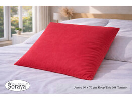 Jersey kussensloop 60 x 70 Tomato 668