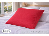 Jersey kussensloop 60 x 70 Tomato 668