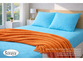Jersey kussensloop 60 x 70 Turquoise 725