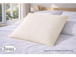 Jersey kussensloop 60 x 70 Cream 907