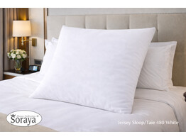 Jersey kussensloop 80 x 80 White 480