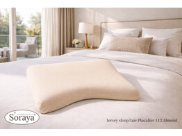 Jersey Shoulder Pillowcase L Almond 112