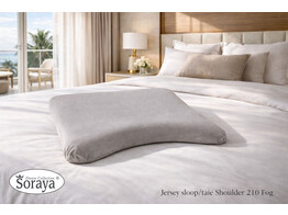 Jersey Shoulder Pillowcase L Fog 210