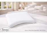 Jersey Shoulder Pillowcase L White 480