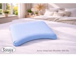 Jersey Shoulder Pillowcase L Sky 663