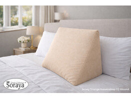 Taie d oreiller Jersey Triangle 112 Almond