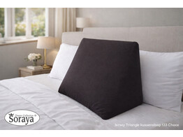 Jersey Pillowcase Triangle 133 Choco