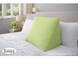 Jersey kussensloop Triangle Lime 244