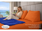 Jersey kussensloop Triangle Orange 263