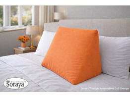 Jersey kussensloop Triangle Orange 263