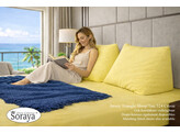 Jersey kussensloop Triangle Citron 524