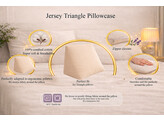 Taie d oreiller Jersey Triangle 957 Sun
