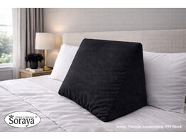 Taie d oreiller Jersey Triangle 999 Black