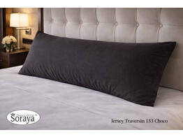 Jersey Bolster Pillowcase 60x90 133 Choco