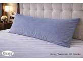 Jersey Bolster Pillowcase 60x90 495 Smoke