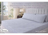 Jersey Traversinbezug 60x140 375 Silver