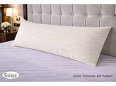 Jersey Bolster Pillowcase 60x140 420 Natural