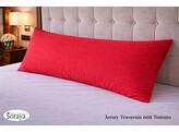 Jersey Bolster Pillowcase 60x140 668 Tomato