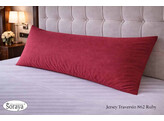 Jersey Bolster Pillowcase 60x140 Ruby 862
