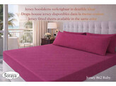 Jersey Bolster Pillowcase 60x140 Ruby 862