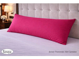 Jersey traversin 60 x 180 Carmine 326