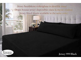 Jersey Federa per traversin 60x180 999 Black