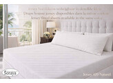 Jersey Bolster Pillowcase 60x160 420 Natural