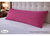 Taie de traversin Jersey 60x180 Raspberry 505