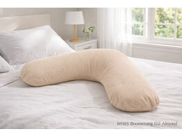 Jersey Kissenbezug Boomerang 112 Almond