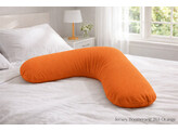 Jersey kussensloop Boomerang Orange 263