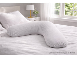Jersey Kissenbezug Boomerang 375 Silver