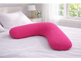 Jersey kussensloop Boomerang Raspberry 505