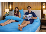 Jersey Kissenbezug Boomerang 725 Turquoise