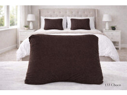 Jersey kussensloop Duo Pillow Choco 133