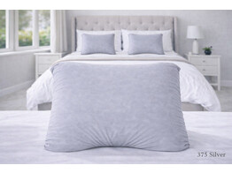 Jersey Pillowcase Duo Pillow 375 Silver