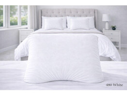 Jersey Pillowcase Duo Pillow 480 White