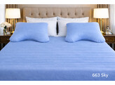 Jersey kussensloop Duo Pillow Sky 663